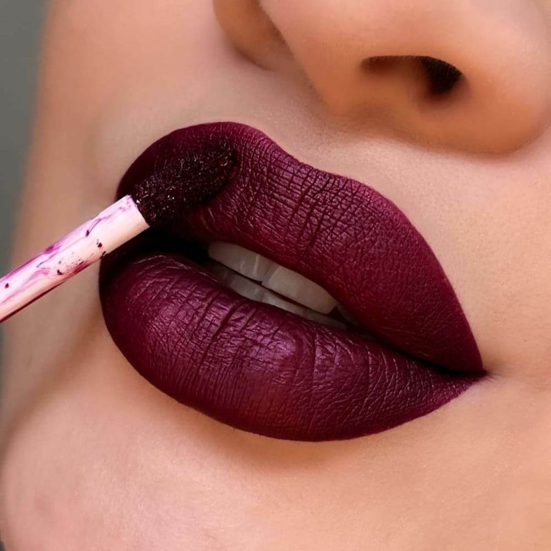 Batom Matte Líquido Cranberry Comfort Mahav