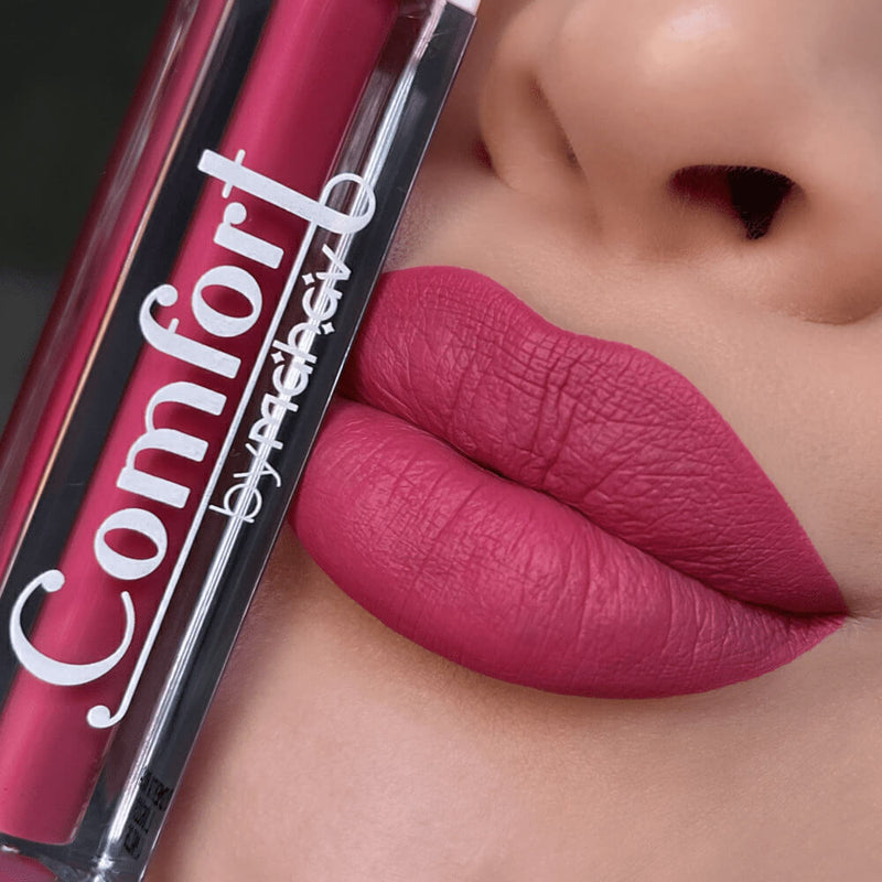 Batom Matte Líquido Pimenta Rosa Comfort Mahav