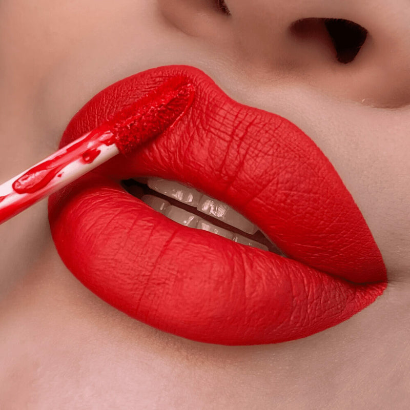 Batom Matte Líquido Vermelho Tudo Comfort Mahav
