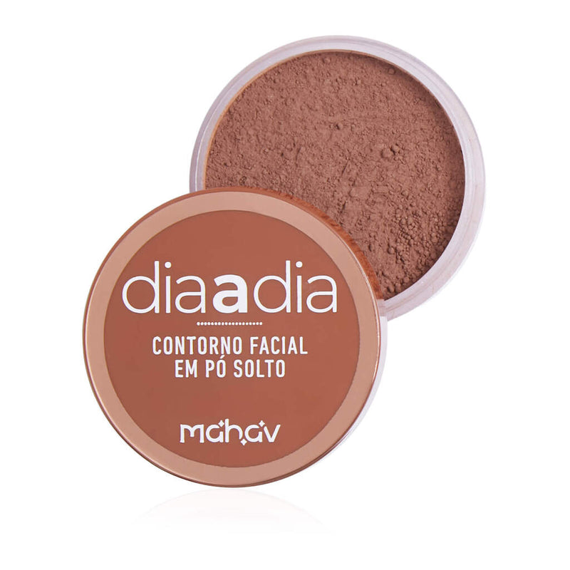 Contorno Facial Pó Solto Mascavo Dia a Dia Mahav