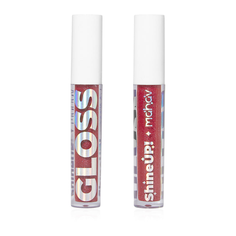 Gloss Shine Up Cherry Efeito Cintilante Mahav