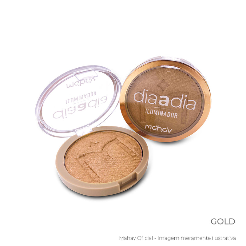 Iluminador Compacto Gold Dia a Dia Mahav